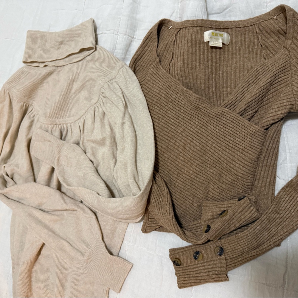 Madewell Sweaters - Beige & Brown